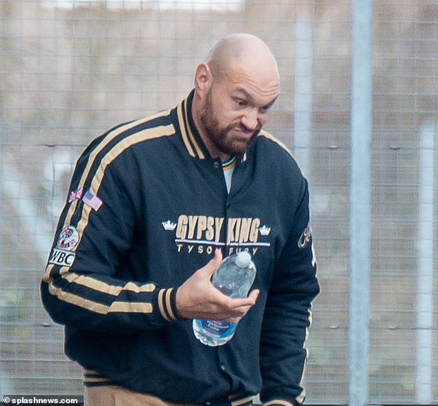 Tyson Fury’s fight camp day one! Gypsy King spotted leaving Lancashire gym after fitness session