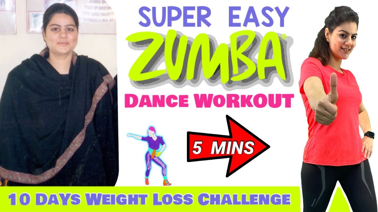 5 Mins Easy Weight Loss Zumba Dance Workout for Beginners at Home – Easy Home Workout to Lose Weight