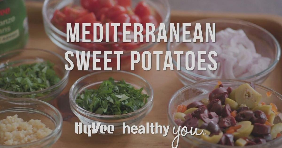 Healthy Mediterranean sweet potatoes recipe | Midday Madison